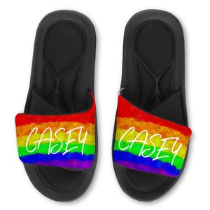 Rainbow pride deals sandals