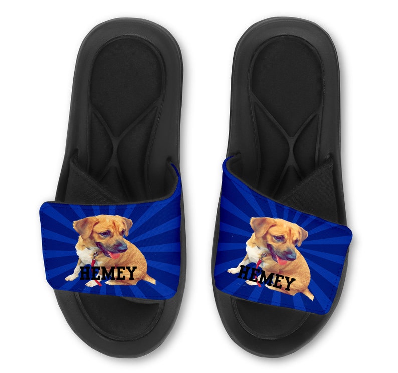 Personalized Custom ANIMAL PET Slides dog Sandals Choose Etsy
