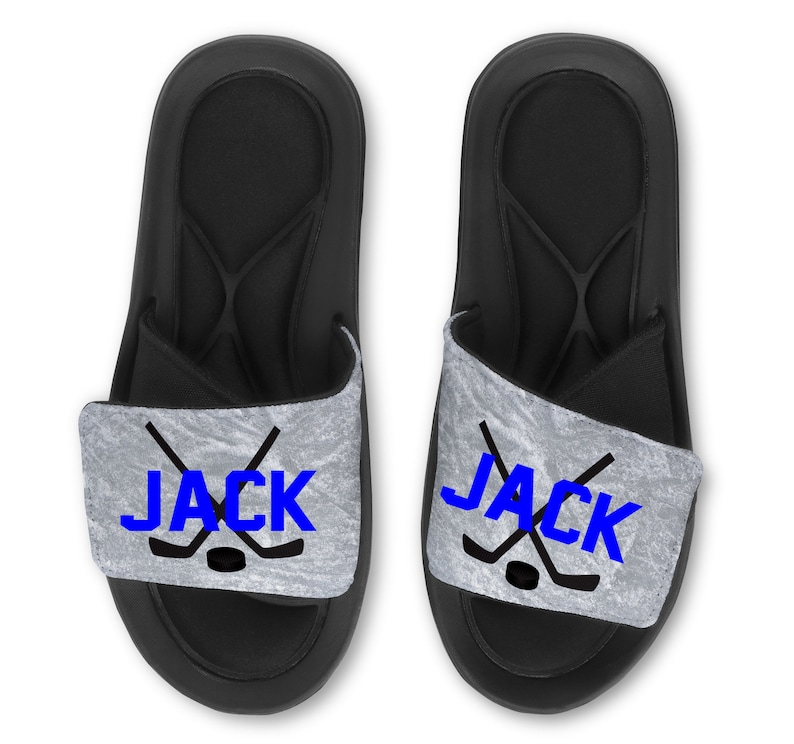personalized hockey slides