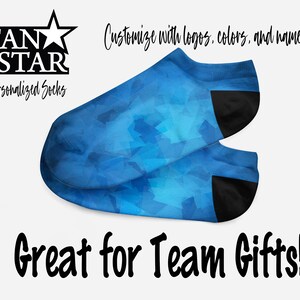 Personalized Prism Ankle Socks, Custom Prism Ankle Socks, Great Team Gift, Fun Prism Socks!