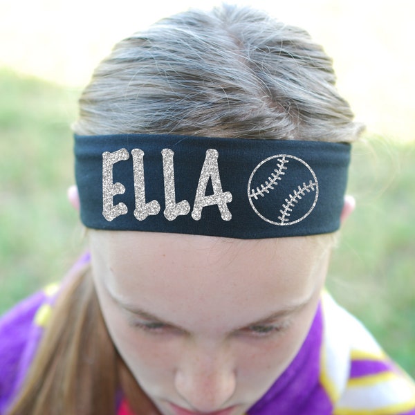 Softball Headband Etsy