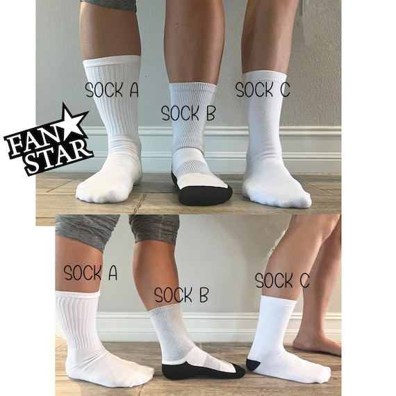 Personalized Gymnast Crew Socks, Custom Gymnastics Crew Socks