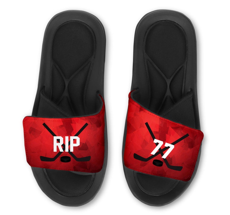 personalized hockey slides