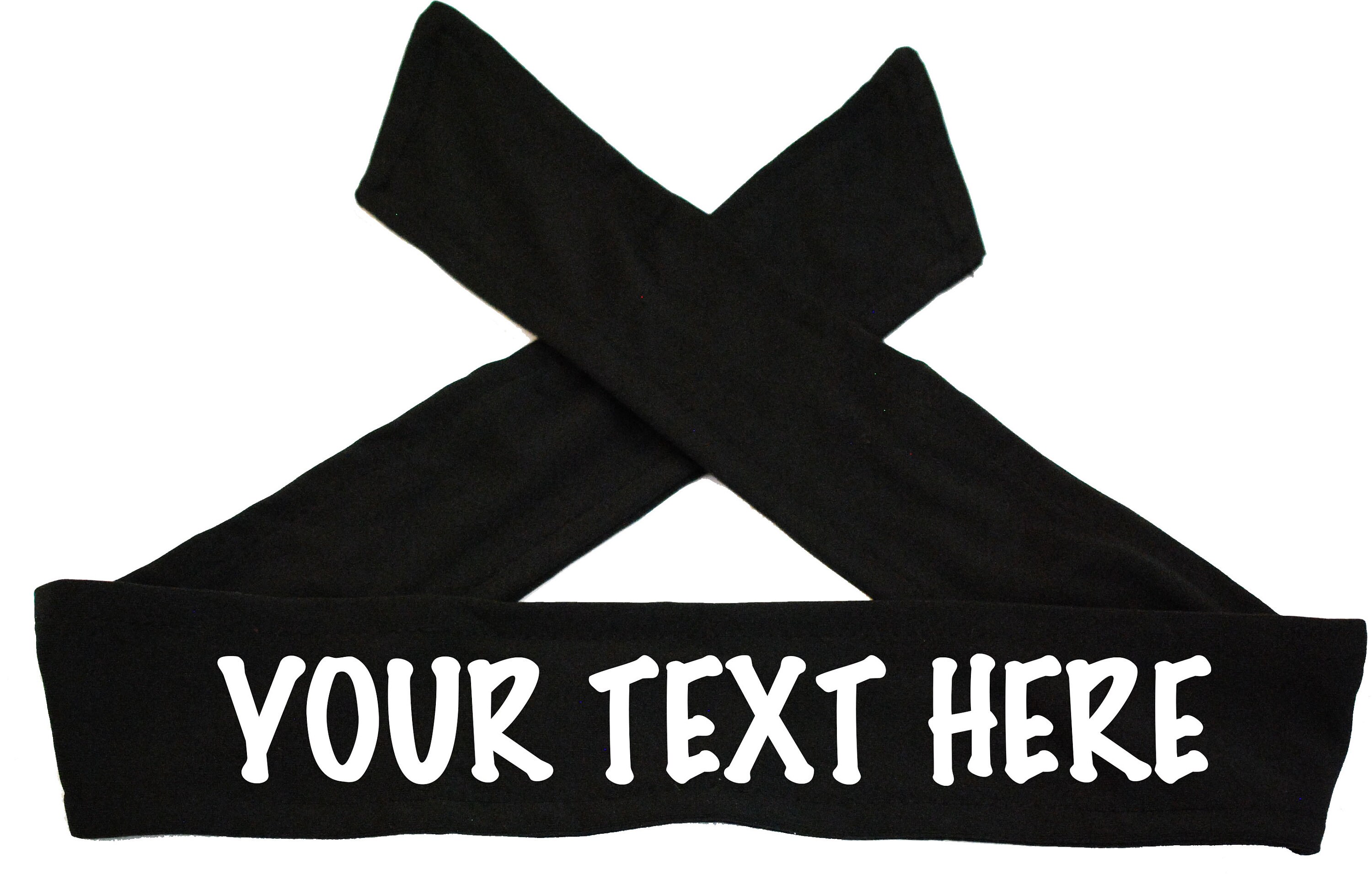 Custom TIE Headband Glitter Letters Choose Your Color Etsy