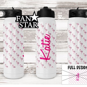 Labels Folies : Children's personalized insulated water bottle - Race car