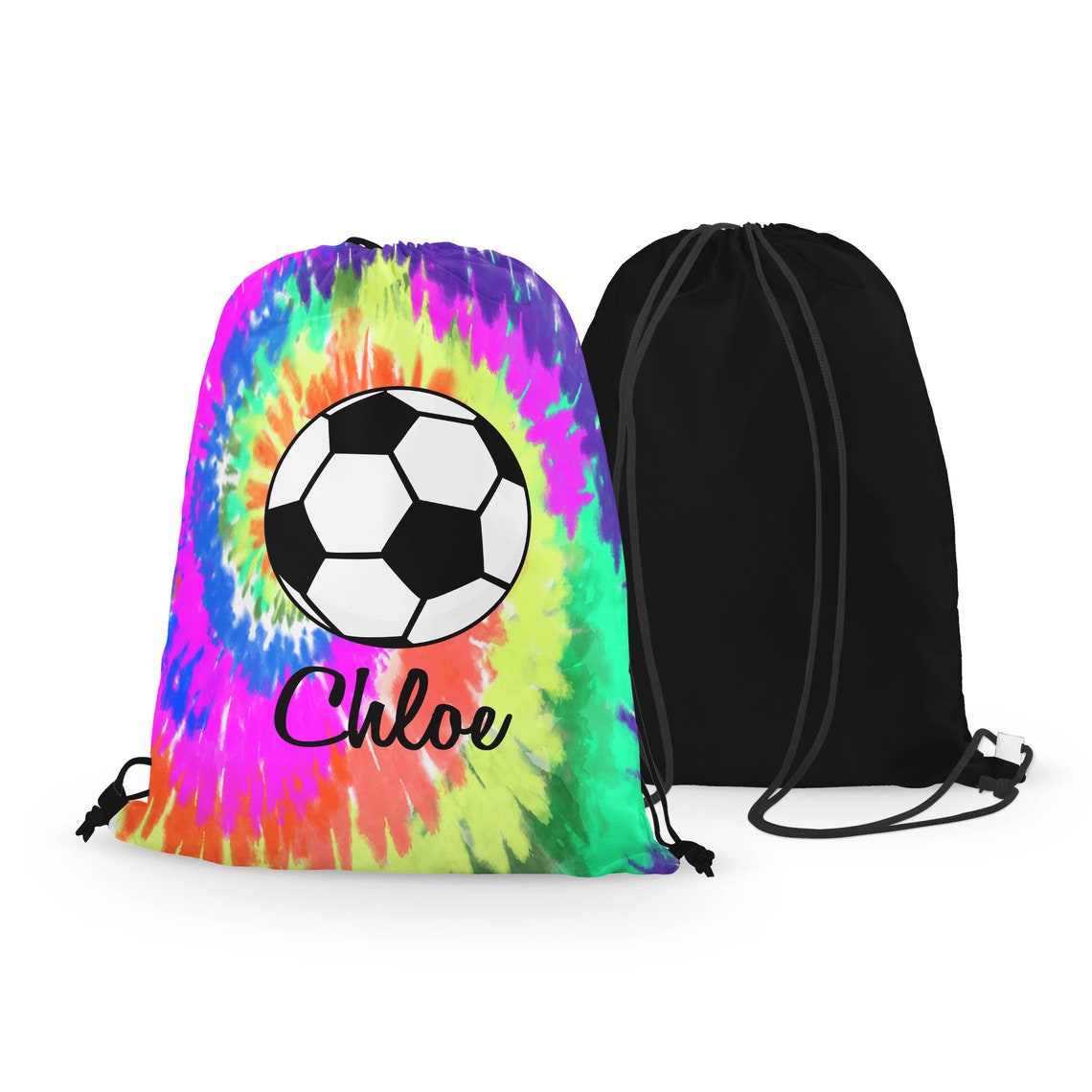 Personalized Soccer Drawstring Bag Custom Soccer Ball Etsy