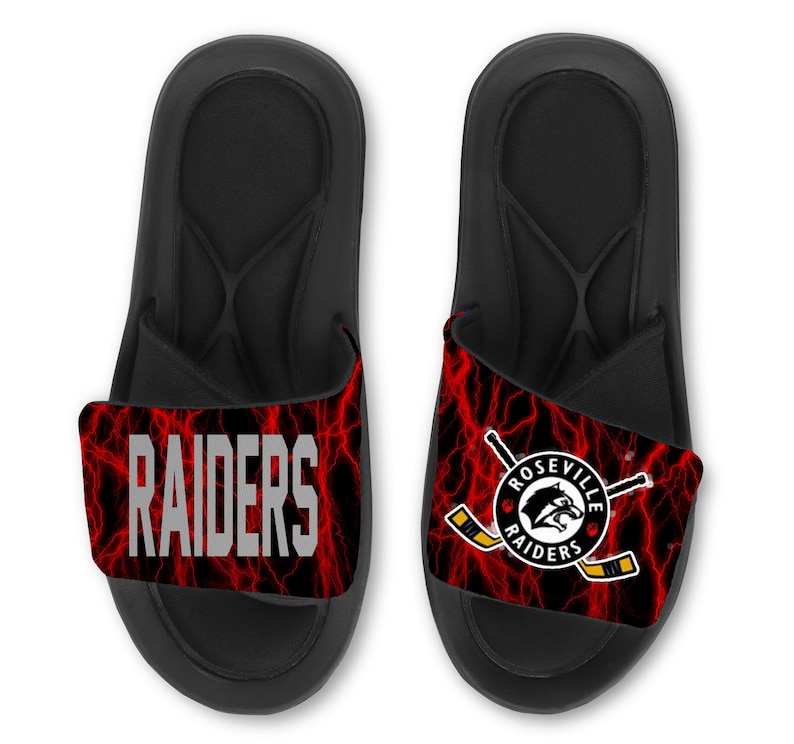personalized hockey slides