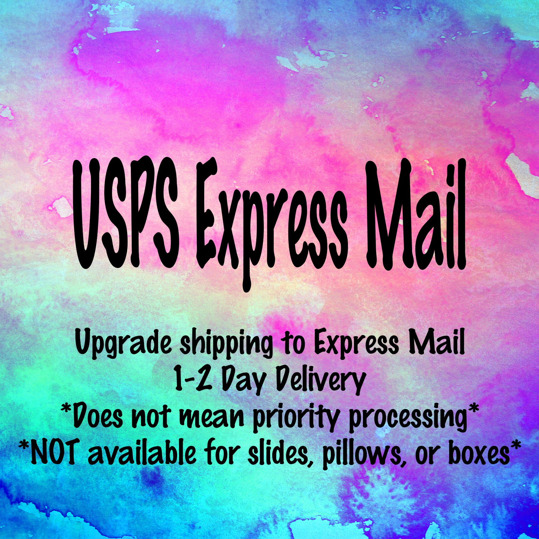 Upgrade USPS Express Mail 12 Day Delivery Etsy