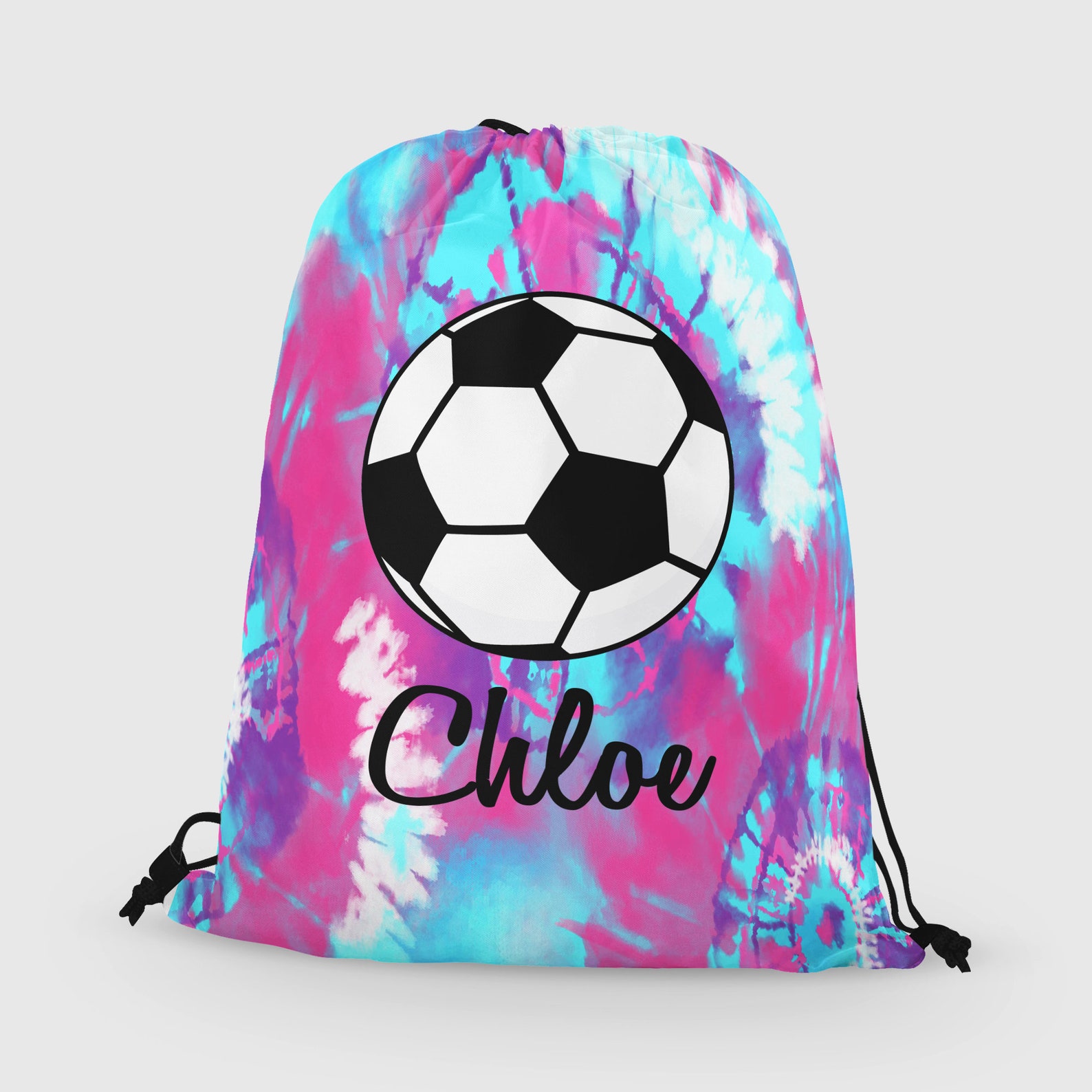 Personalized Soccer Drawstring Bag Custom Soccer Ball Etsy