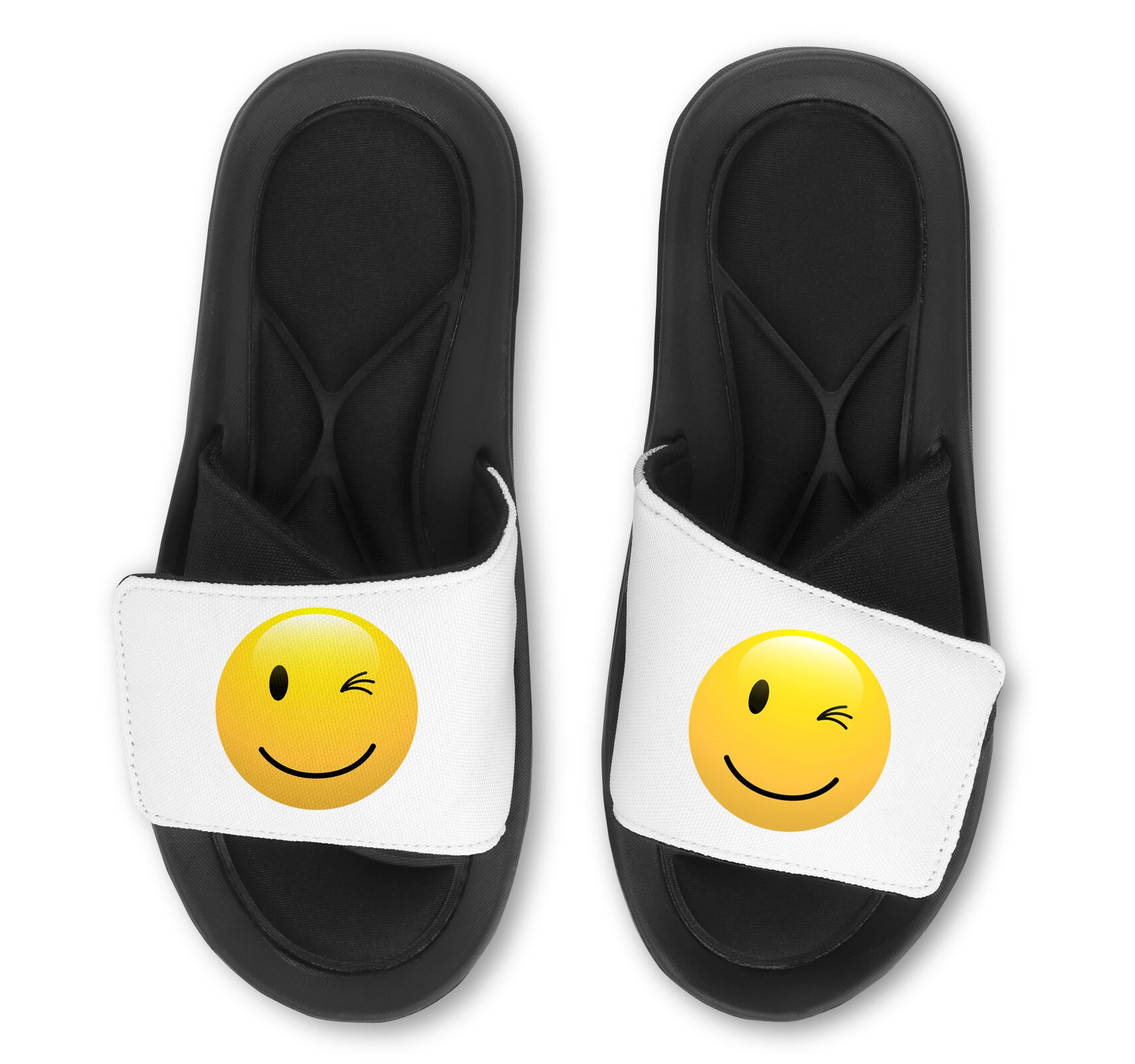 nike smiley face sandals