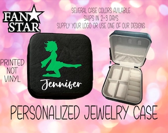 Personalized Irish Dance Travel Jewelry Box Perfect for Sports Bags to Keep Valuables Safe and Clean