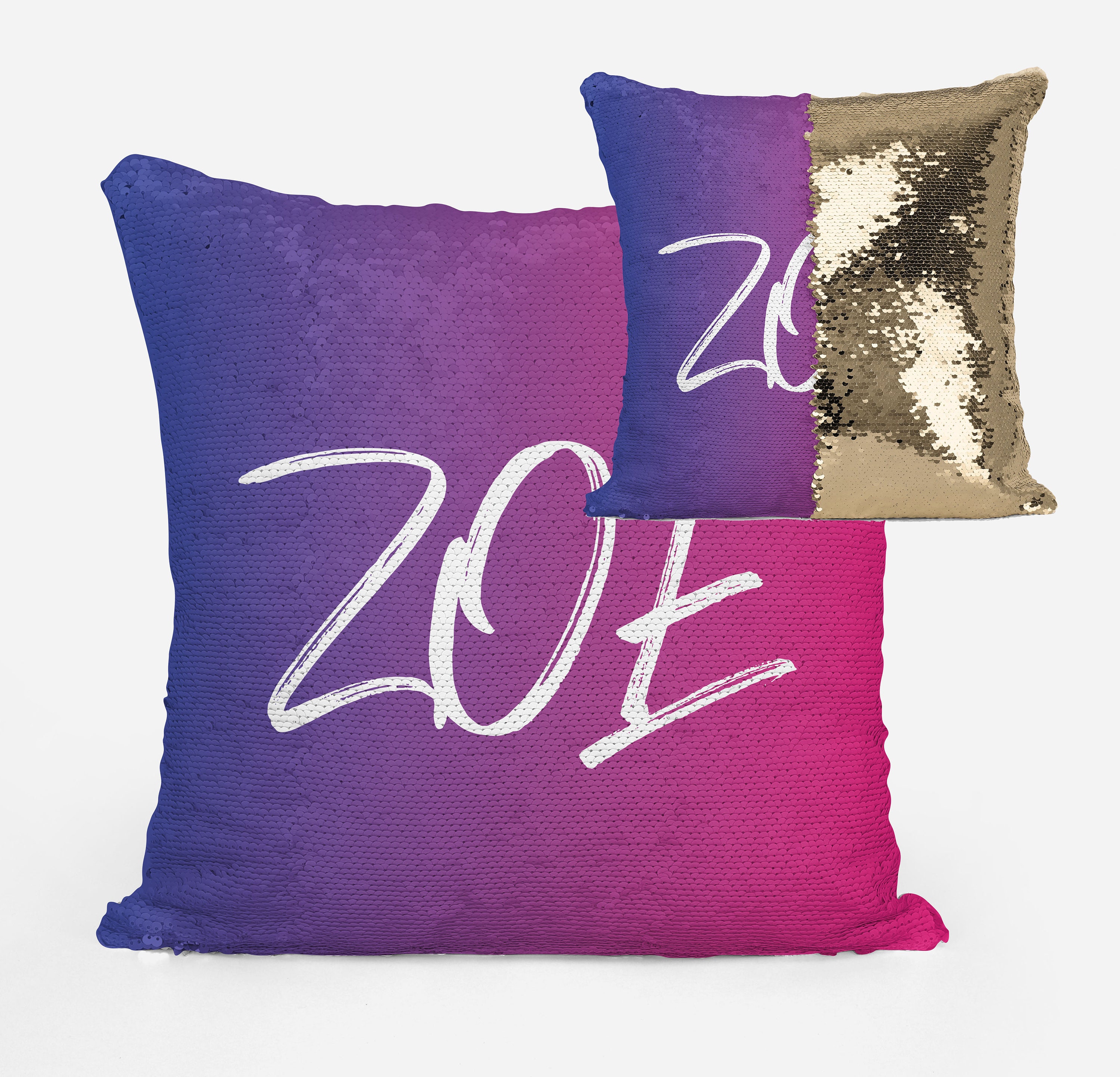 personalized flip pillow