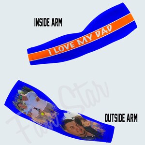 Custom Picture Arm Sleeves, Love My Mom, Great for Mother's Day, Sleeves for Kids and Adults, Baseball, Softball, Lacrosse, Soccer Gift image 9