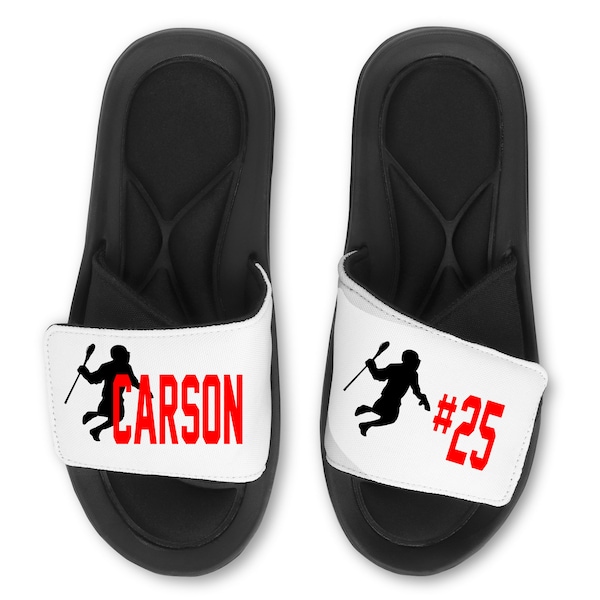 Sandalias chanclas personalizadas LACROSSE MAN: ¡diseña las tuyas!