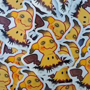 Wild Mimikyu Vinyl Sticker