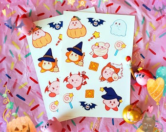 Halloween Kirby Stickers