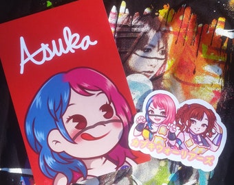 Asuka - 4" x 6" Art Print & Sticker