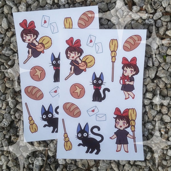 Flying Delivery Service Sticker Sheet