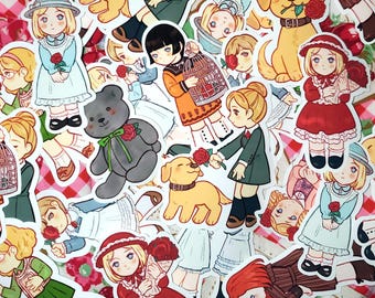Cutesy Style Rule of Rose Stickers