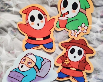 Shy Guys Sticker Set