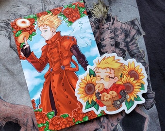 Vash the Stampede Sticker and Print