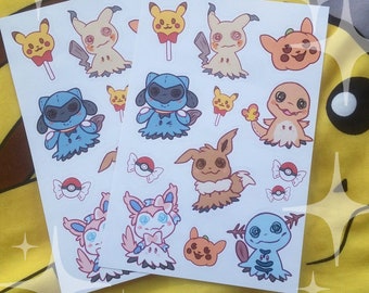 Mimikyu's Costume Party Sticker Sheet