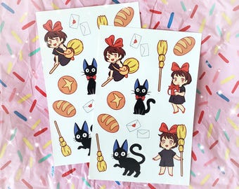 Flying Delivery Service Sticker Sheet