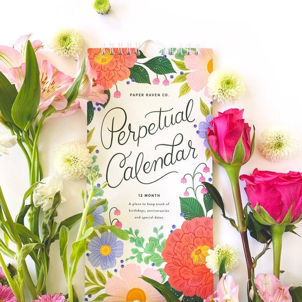 Perpetual Calendar Etsy