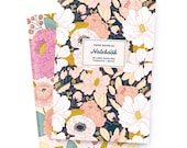 Notebook Set of 2 - Night Floral Notebook and Principessa Notebook - Journal - Daily Jotter - Floral Notebook