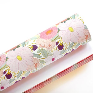 Floral Wrapping Paper 3 Sheets image 3