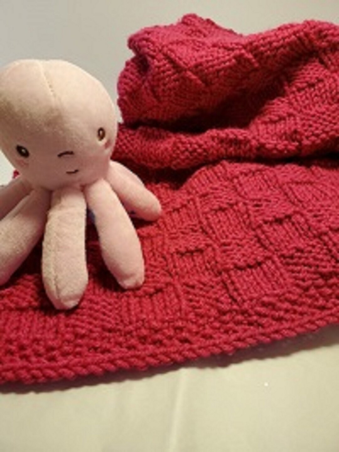 Basket Weave Baby Blanket Etsy