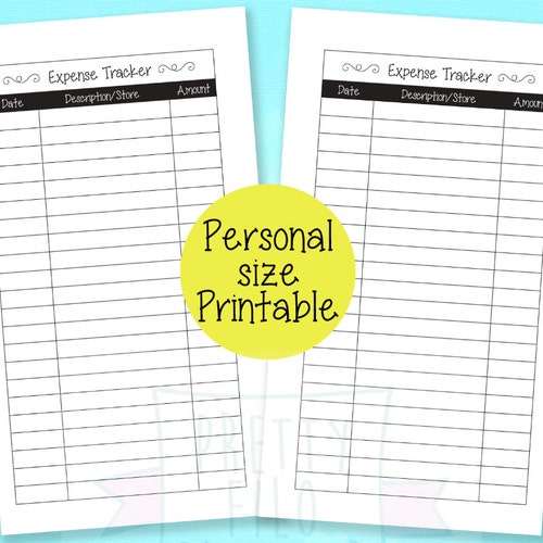 Personal Ring Printable Insert Daily Grid Set B Personal Etsy