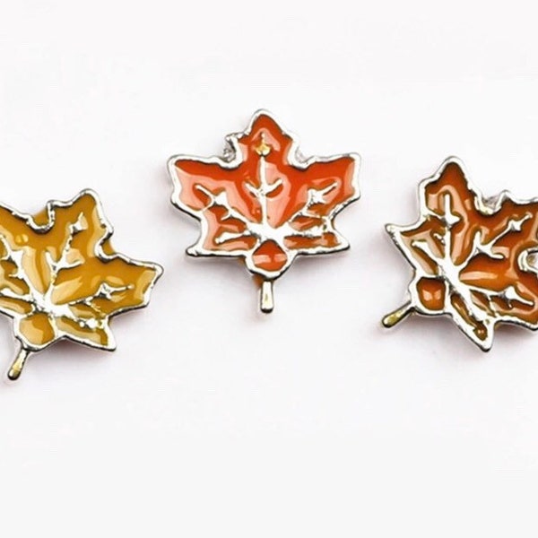 Floating Charms, Maple Fall Leaves Leaf, fits Glass Lockets, Leaf Floating Charm, Leaf Jewelry, Leaves Floating Charm, Leaves Jewelry