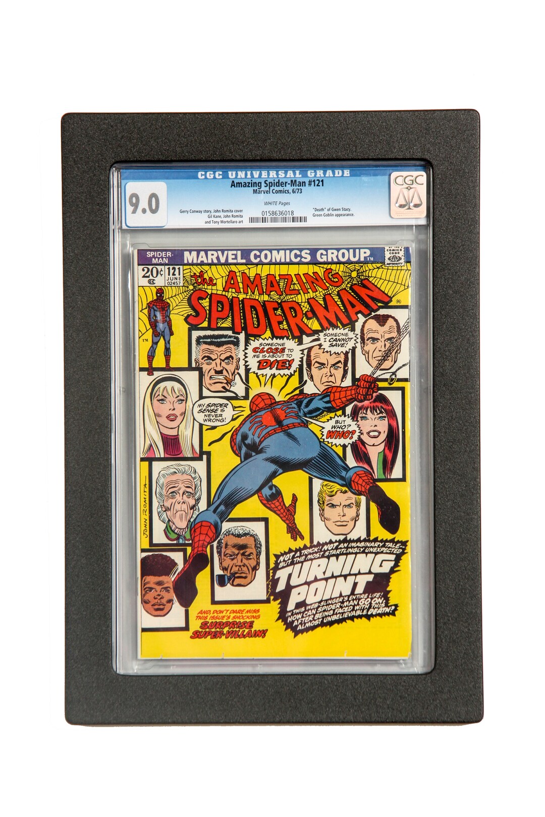 Graded Comic Book Frame, Quality Wood Display for CGC and CBCS Slabs
