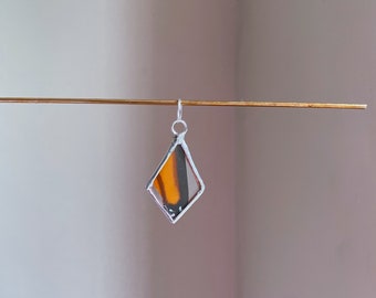 Pressed Butterfly Wing Pendant