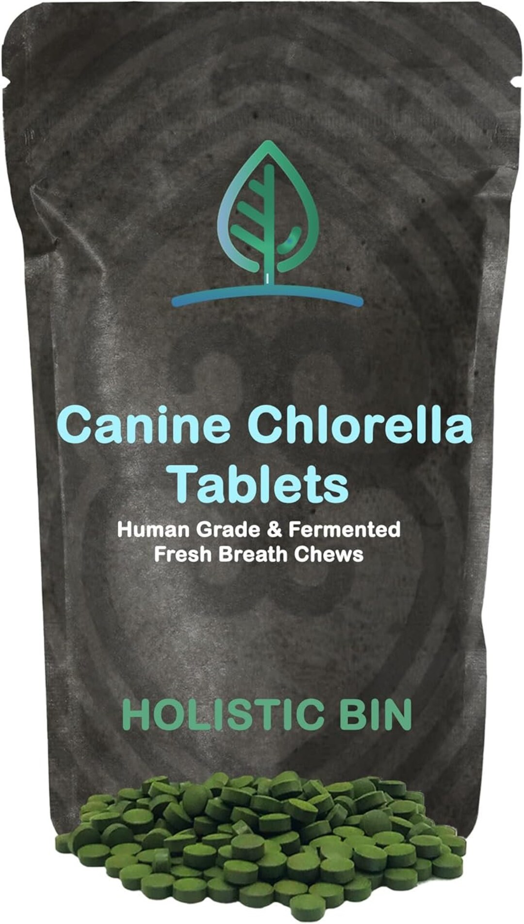 Holistic Bin Canine Super Greens Tablets With Human Grade Fermented