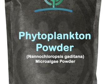 Holistic Bin Marine Phytoplankton Powder (50 Grams) or Capsule (40 Counts)| Broad Spectrum Micro Algae Superfood | Product of Netherlands