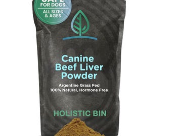 Polvo de hígado de res canino – 50 gramos