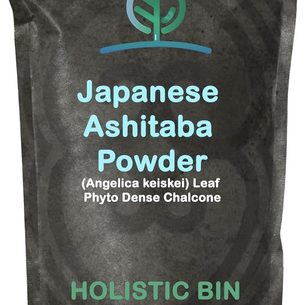 Bio-Ashitaba-Pulver aus 100% reinen japanischen Ashitaba-Blättern | Engelwurz Keiskei (50 Gramm)