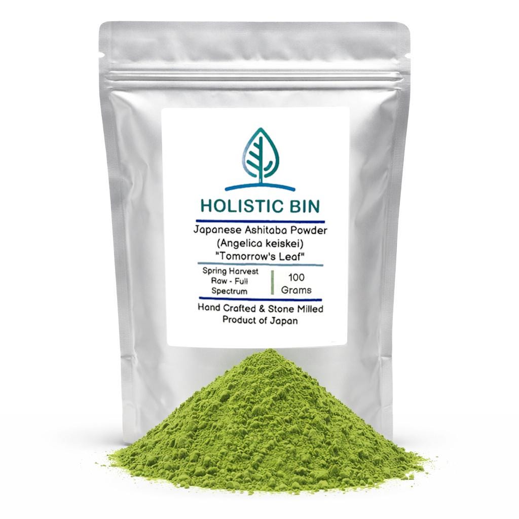 Organic Ashitaba Powder Made With 100% Pure Japanese Ashitaba
