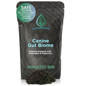 Canine Gut Biome Powder – Prebiotics & Probiotics for Dogs with Enzymes - 50 Grams
