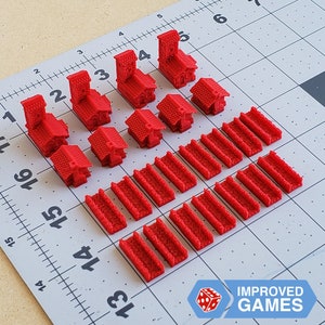 Settlers of Catan: 1 player set (3D pieces)