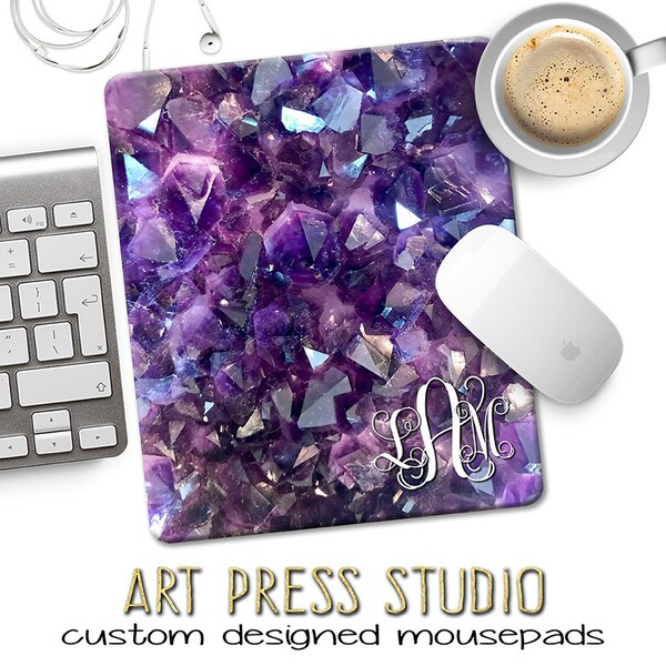 Purple Mouse Pad Etsy