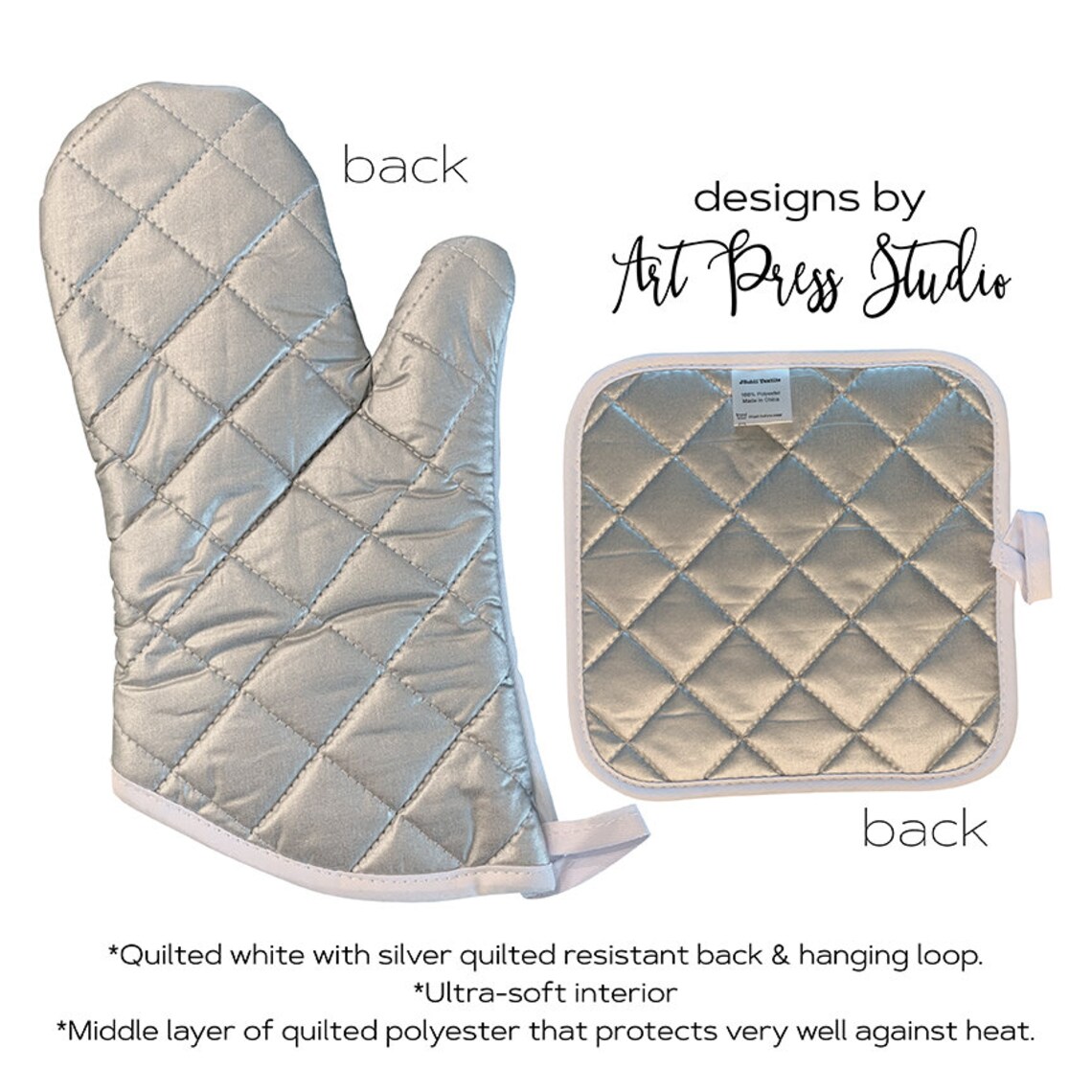 Oven Mitt and Pot Holder Set Christmas Elf Oven Mitt Etsy