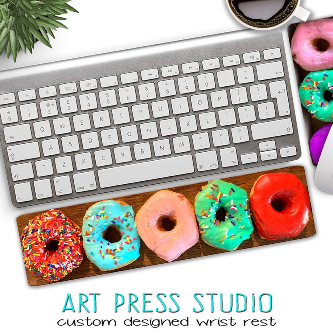Donuts Keyboard Wrist Rest Box of Donuts Wrist Rest Donuts Etsy