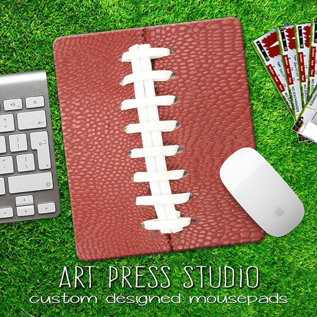 Football Mouse Pad, Sports Mouse Pad, Football Mousepad, Personalized