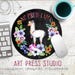 No Prob-Lama Mousepad, Llama Mouse Pad, Chalk Llama Mousepad, Funny Mousepad, Gift for Co-Worker, Funny Gifts,  Mouse Mat, Alpaca, Lama 