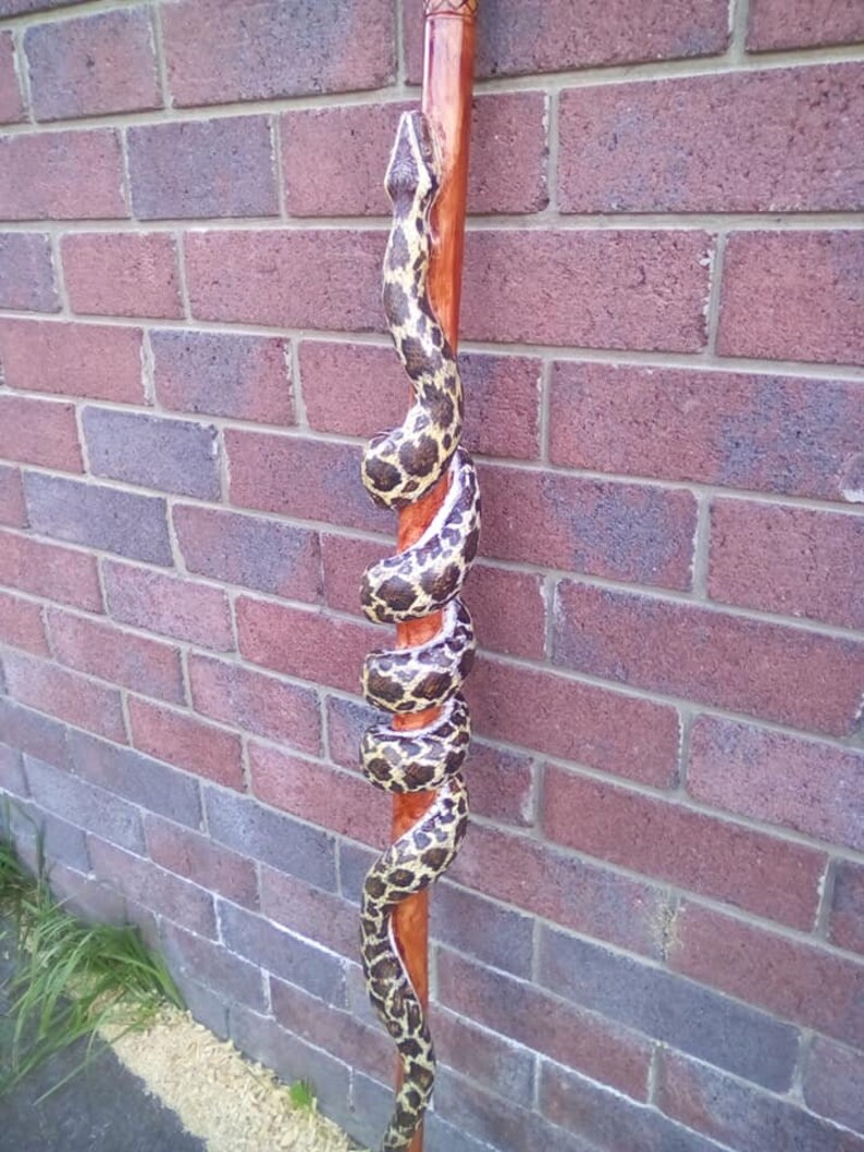 Snake walking stick//walking Etsy