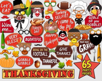 Thanksgiving Props, Thanksgiving Printable Photo Booth, Thanksgiving Themed Party, Turkey Party, Thanksgiving Home Decor, Photo Booth Props