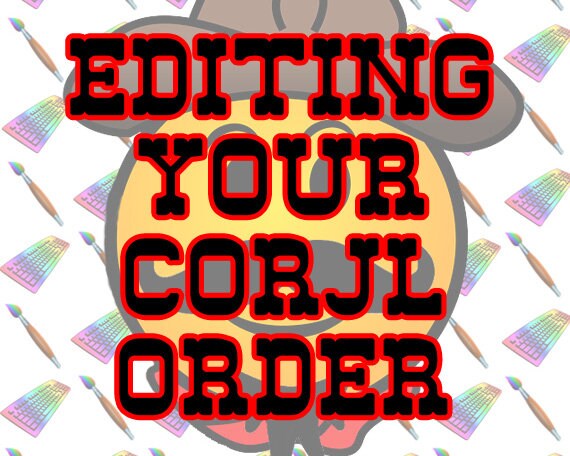 Add-on Editing your CORJI order - Please don't purchase this item without consulting Il_570xn